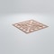 Ekena Millwork Large Harlingen Decorative Fretwork Wood Wall Panels, Cherry, 23 3/8"W x 23 3/8"H x 3/8"T WALW24X24X0375GLNCH - alternate 2